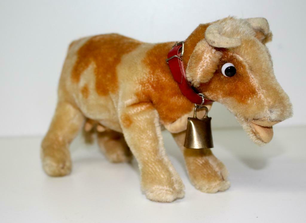 Peluche 178_Steiff_vache « Bessy » , avec clochette, Enlèvement ou Envoi, Utilisé, Autres types, Steiff