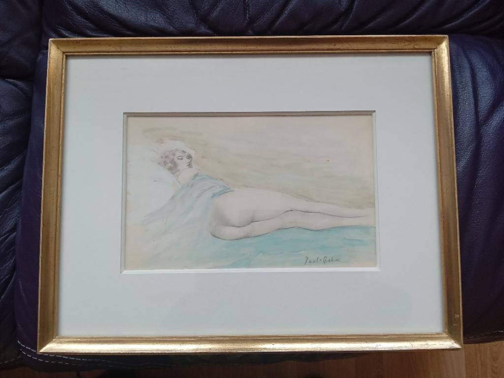 Aquarel van Paul Chabas, Antiek en Kunst, Ophalen