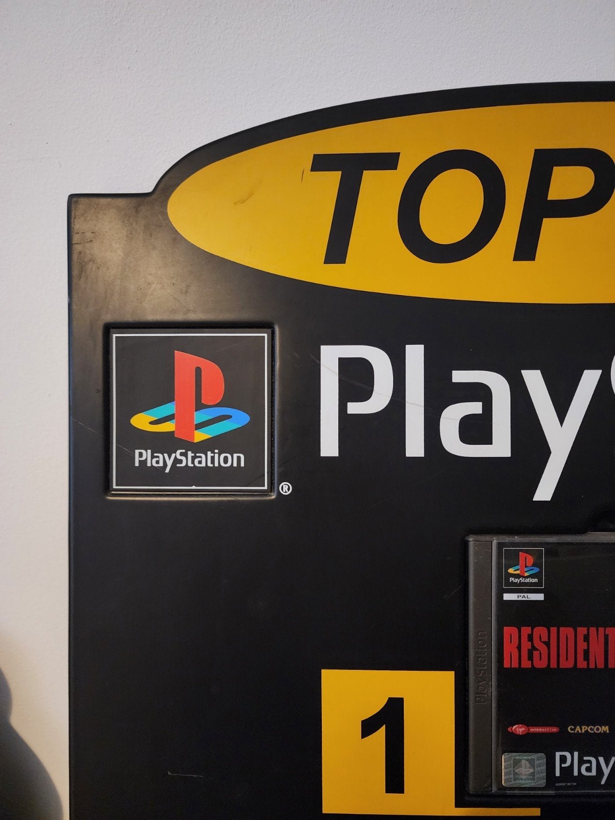 Playstation TOP 10 Games Nintendo Sign Reklame, Verzenden