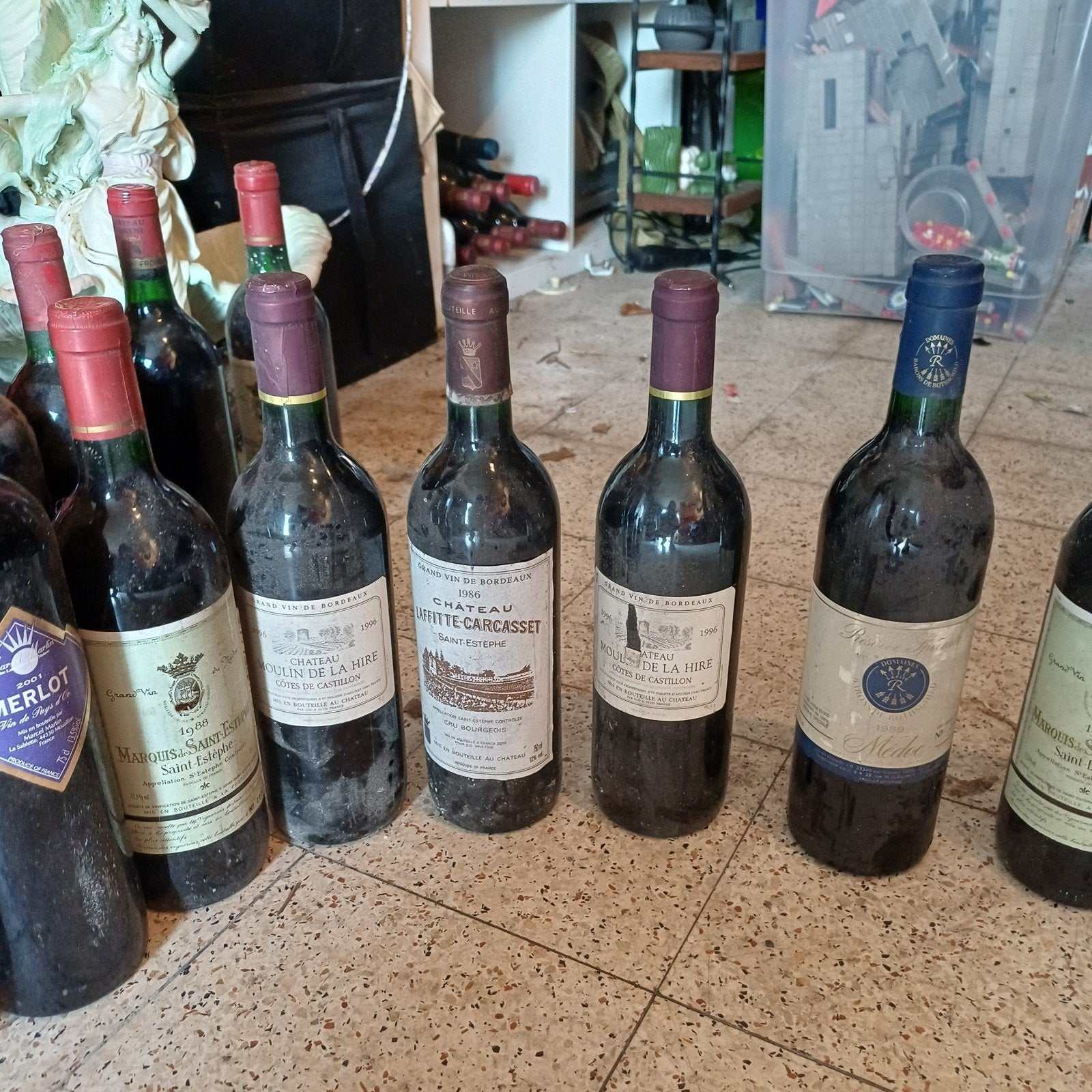 vin des année 1980 1996, Enlèvement ou Envoi, Vin rouge