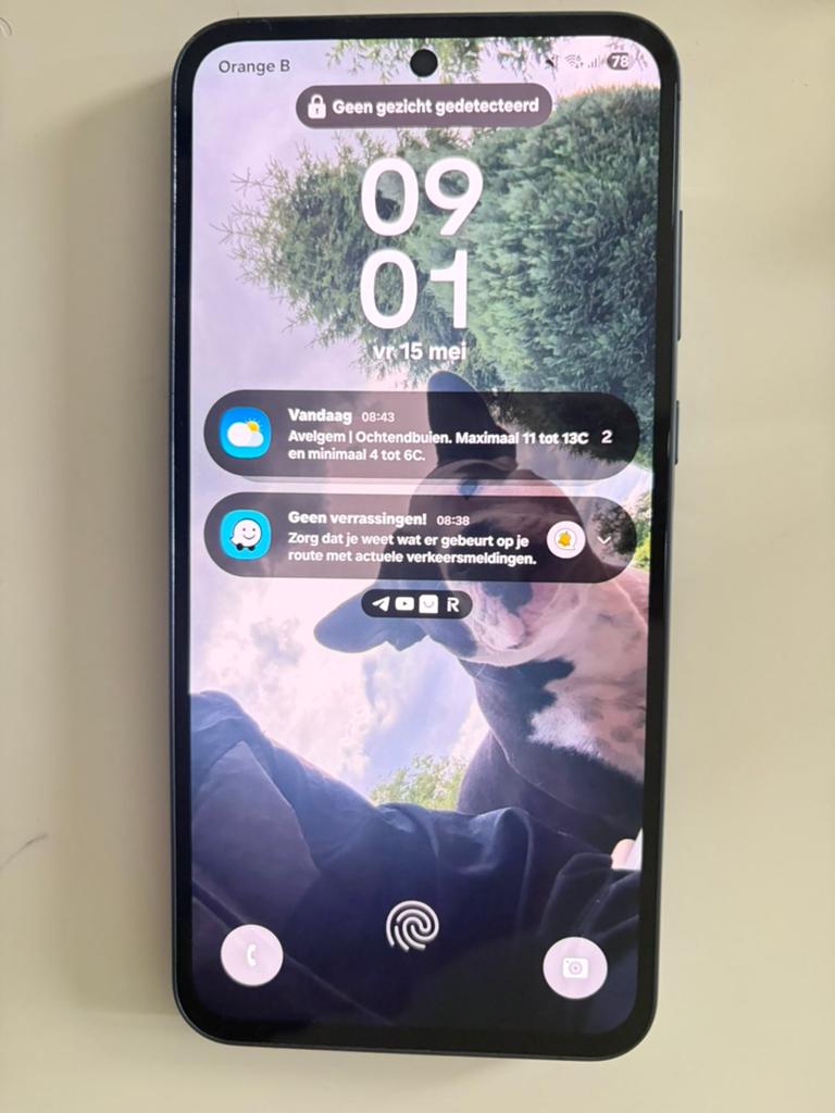 Samsung a 55, Telecommunicatie, Mobiele telefoons | Apple iPhone, Ophalen, 128 GB, Zo goed als nieuw, 100 %