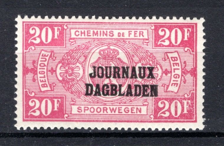 JO36 MH* 1929 - Type I, R staat boven BL, Ophalen of Verzenden, Postfris, Spoor van plakker