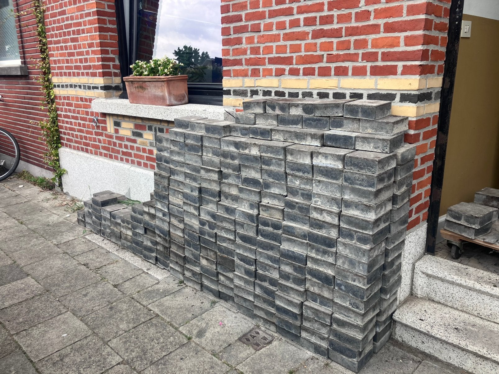 Gratis klinkers!, Enlèvement, Comme neuf, 10 m²² ou plus, Briques
