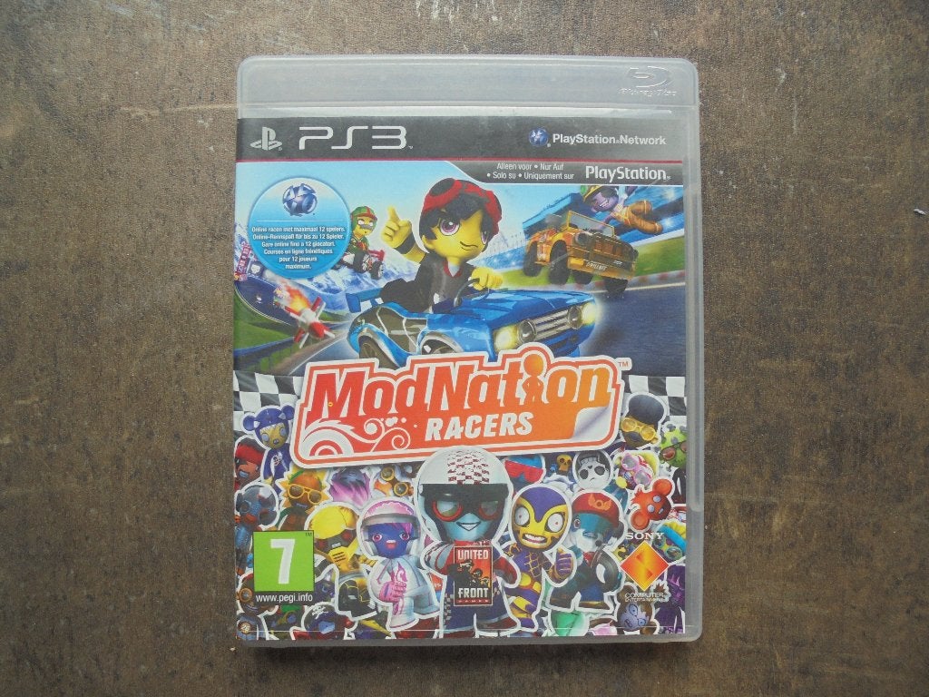 ModNation Racers voor PS3 (zie foto's), Games en Spelcomputers, Games | Sony PlayStation 3, Gebruikt, 1 speler, Racen en Vliegen