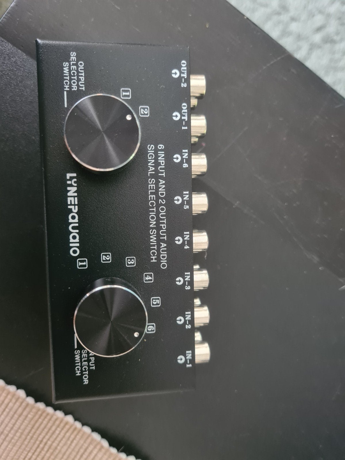 Lynepaudio Audio Switcher 6 in 2 out, Ophalen of Verzenden, Zo goed als nieuw