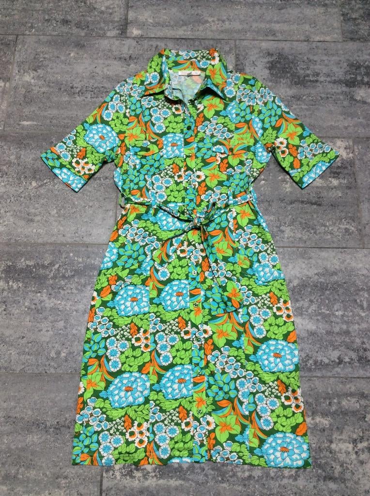 Jurk Liberty Island M, Kleding | Dames, Maat 38/40 (M), Nieuw, Knielengte, Groen