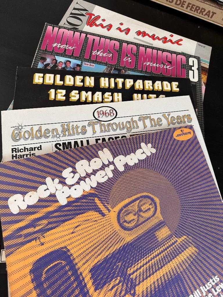 40 verzamel LP's  jaren 60 tot 90, Cd's en Dvd's, Ophalen, Gebruikt, Overige formaten, Complilatie