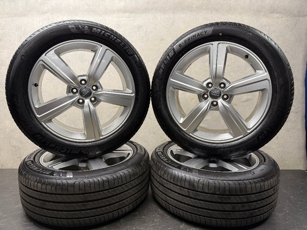 5x112 20” Audi E-Tron Quattro DEMO Velgen + Banden 255/50/20, Enlèvement, Audi
