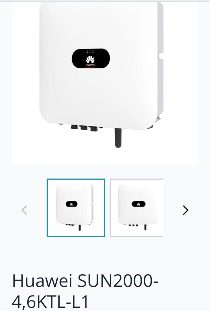 Huawei 4.6 ktl l1 nieuw, Ophalen