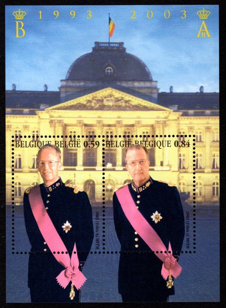 BL105 MNH** 2003 - Hulde aan Koning Boudewijn en Albert II, Postzegels en Munten, Postzegels | Europa | België, Verzenden, Postfris