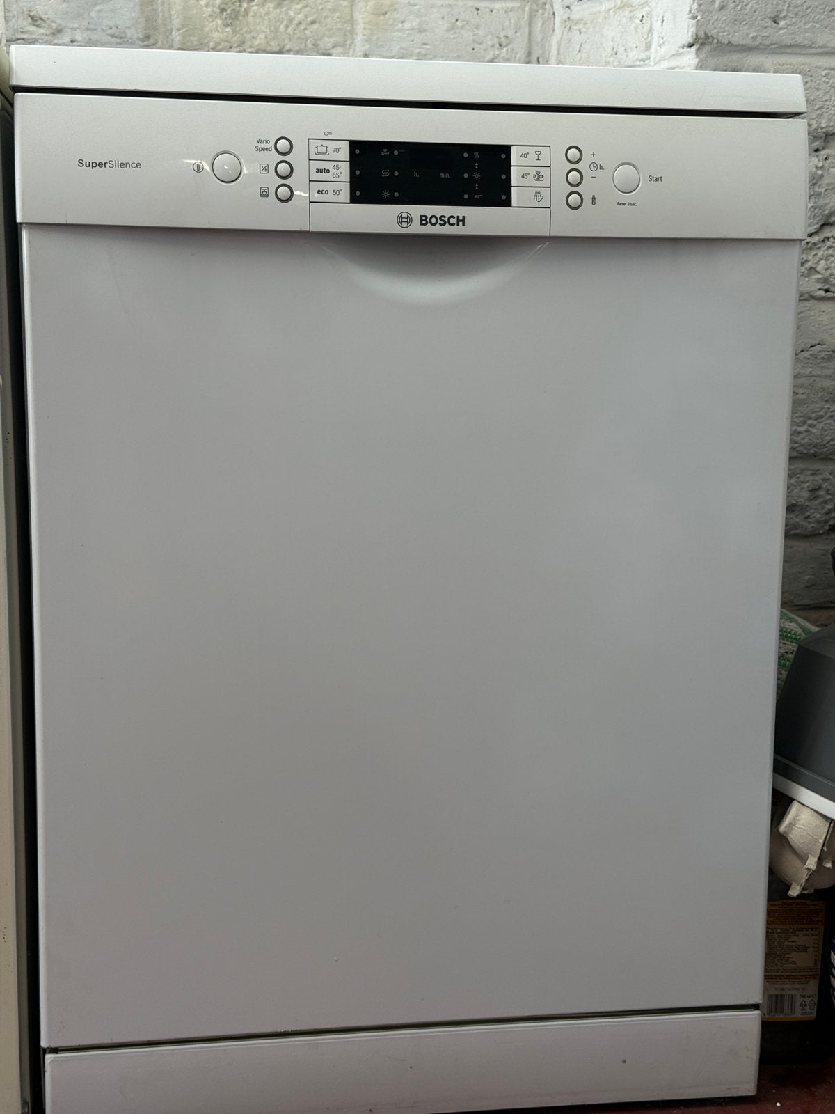 Bosch SuperSilence vaatwasser, Electroménager, 85 à 90 cm, Enlèvement, Utilisé, 45 à 60 cm
