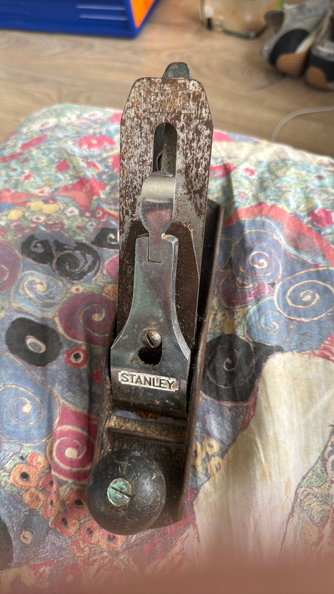 Vintage handbediende schaaf Stanley Bailey No. 4, Bricolage & Construction, Enlèvement ou Envoi, Stanley