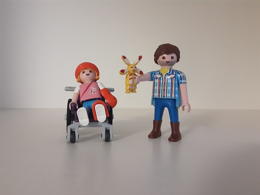 Playmobil enfant en fauteuil roulant, Enlèvement ou Envoi, Comme neuf, Kit complet, City life