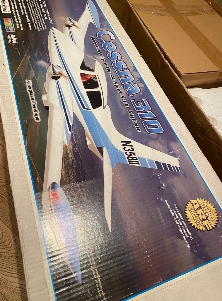 Cessna 310 Top Flite NIB, Enlèvement ou Envoi, Neuf, Essence