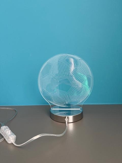 Voetbal lampje kinderkamer, Ophalen, Zo goed als nieuw