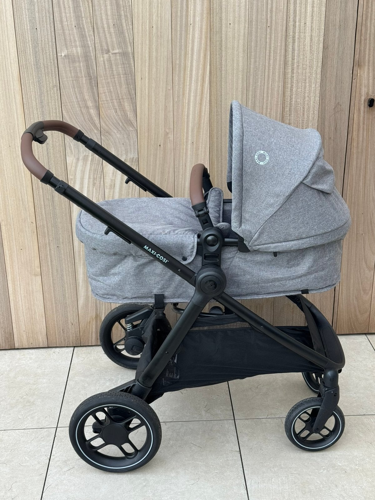 Maxicosi Zelia S 3-in-1 (kinderwagen, buggy, autostoel), Ophalen, Gebruikt, Combiwagen, Met autostoeltje