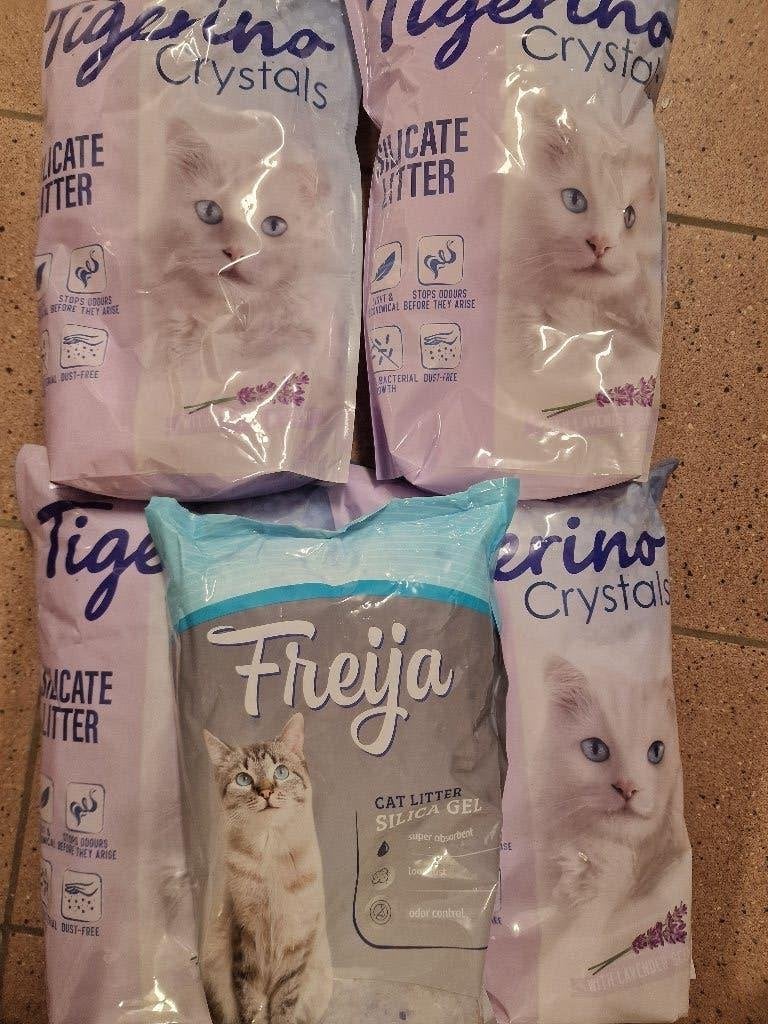 Litière pour chat Tigerino Crystals Lavender, Animaux & Accessoires, Enlèvement ou Envoi, Neuf, Fermé