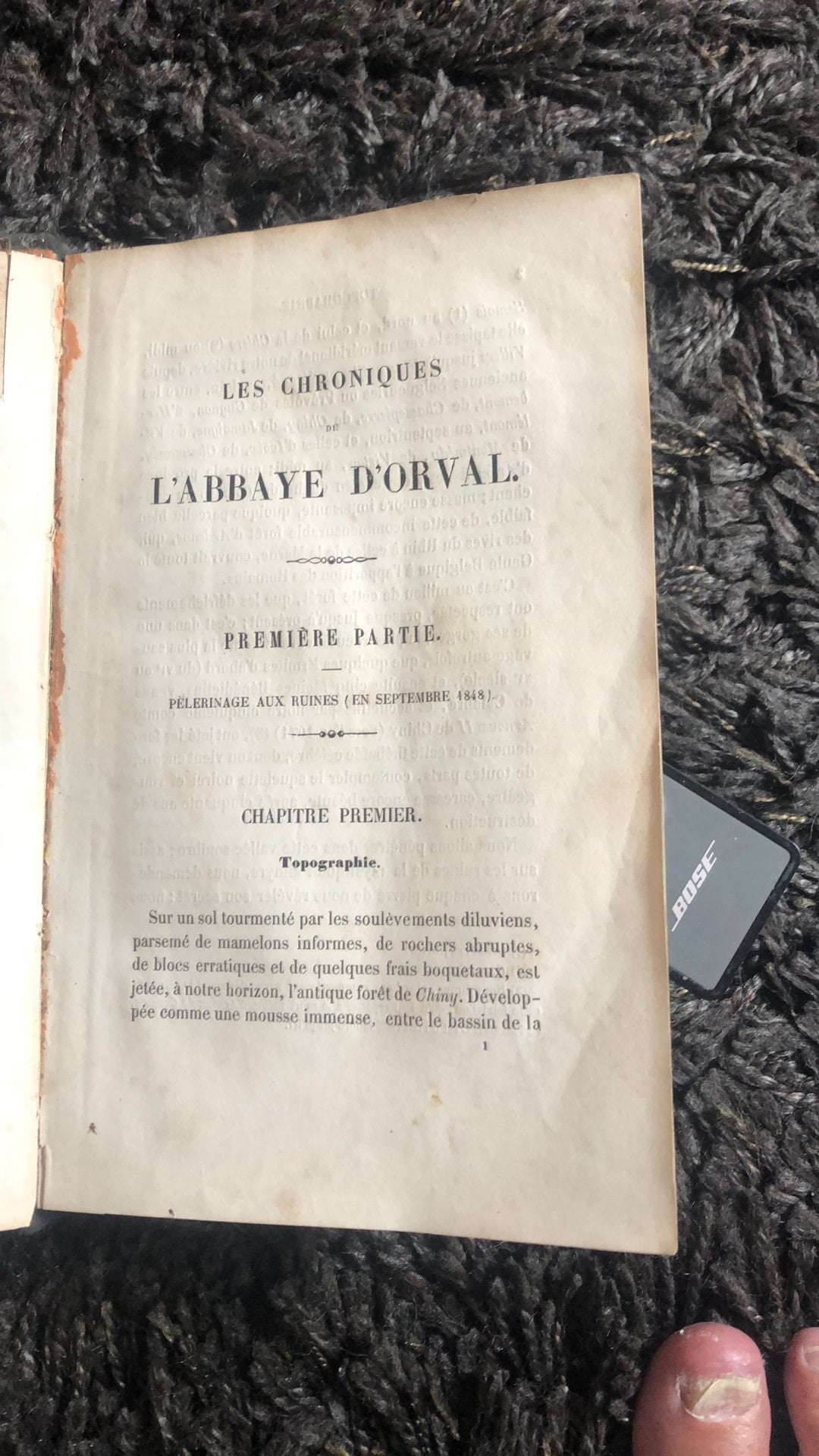 Orval. Livre autour de l’abbaye d’Orval. (19eme), Enlèvement