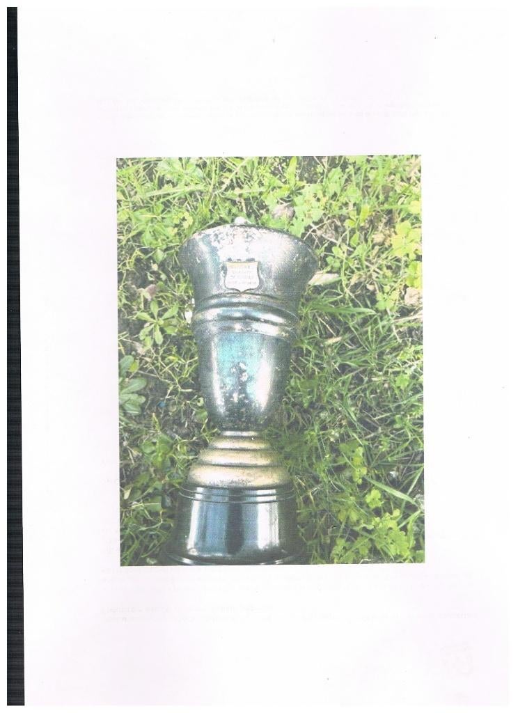 OUDE TROFEE BEKER BROUWERIJ RODEA RHODE ST GENESE, Verzenden, Gebruikt, Overige typen