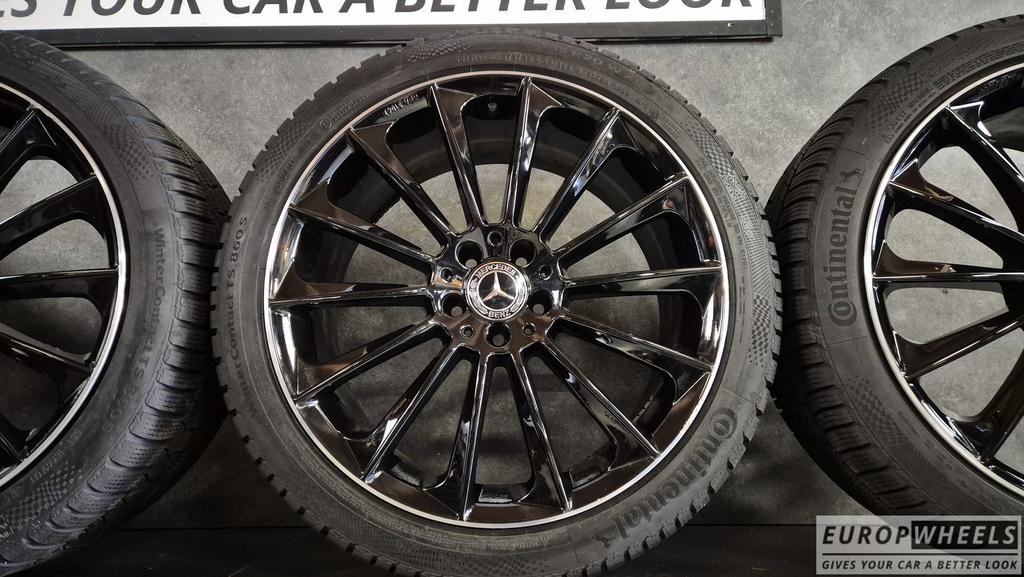 20 inch Mercedes S klasse Zwart winterbanden W223 S223 w214, Pneus et Jantes, Véhicule de tourisme, -, Utilisé