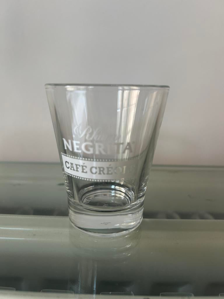 Glaasje Rhum Negrita café Créole, Verzamelen, Ophalen, Nieuw