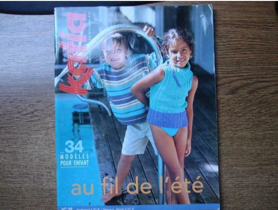 Cahier à tricoter Katia numéro 29 - au fil de l'été, Enlèvement ou Envoi, Utilisé, Patron ou Livre