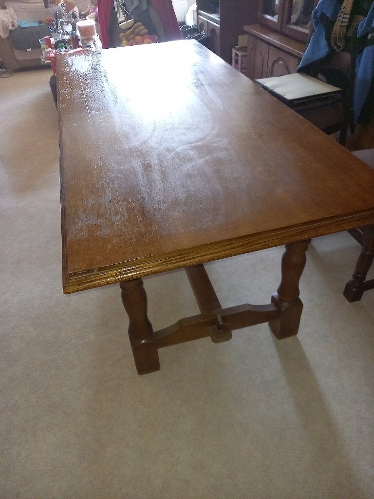 Eetkamertafel en 6 stoelen, Huis en Inrichting, Ophalen