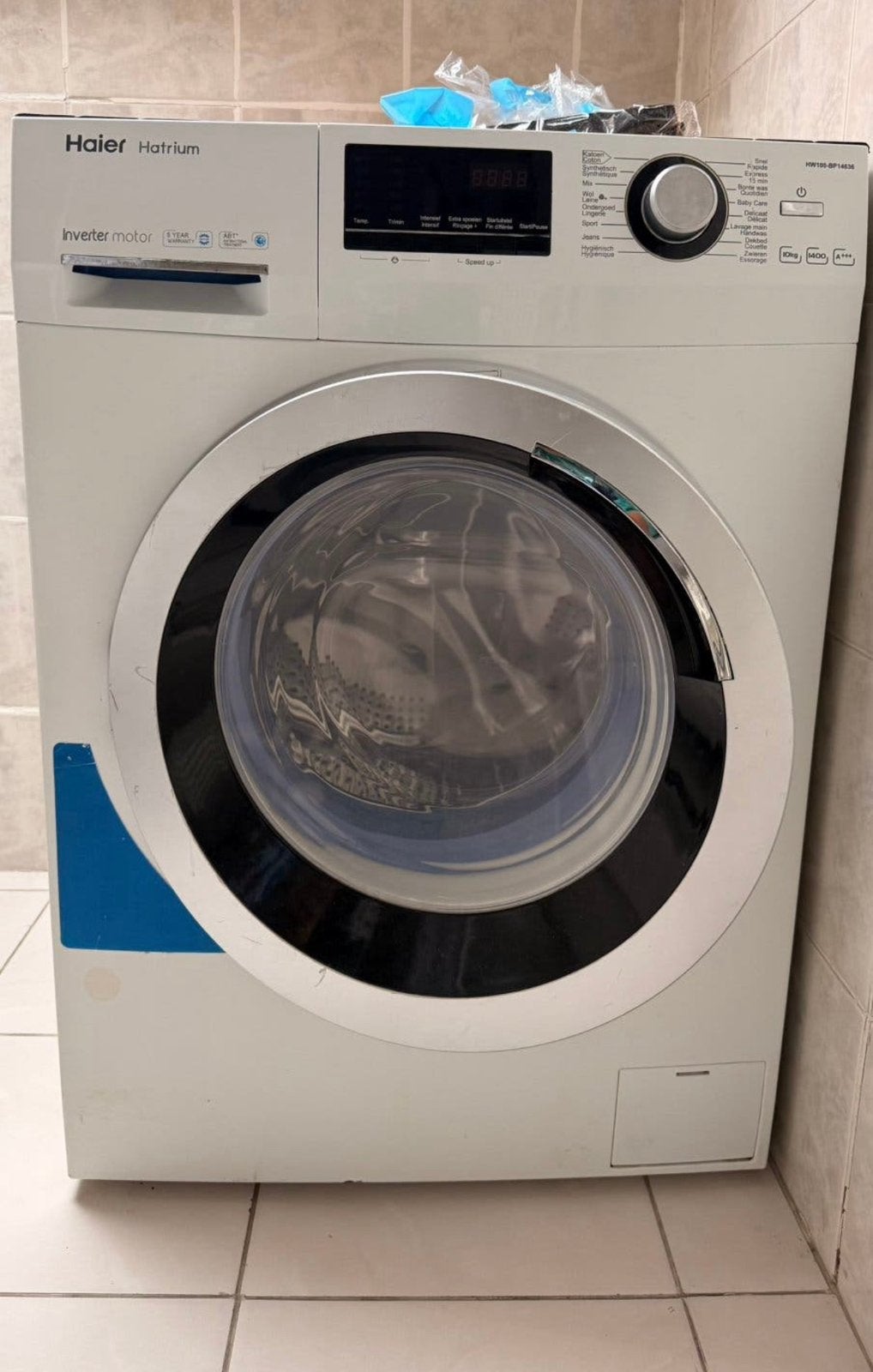 Lave-linge Haier, Enlèvement ou Envoi, Utilisé