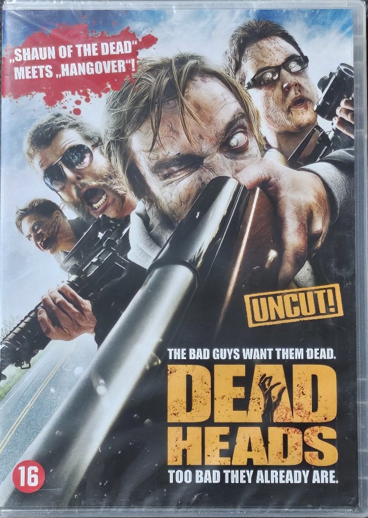 Deadheads (2011) Uncut SEALED, Cd's en Dvd's, Dvd's | Horror, Ophalen of Verzenden, Nieuw in verpakking, Engels, Nederlands