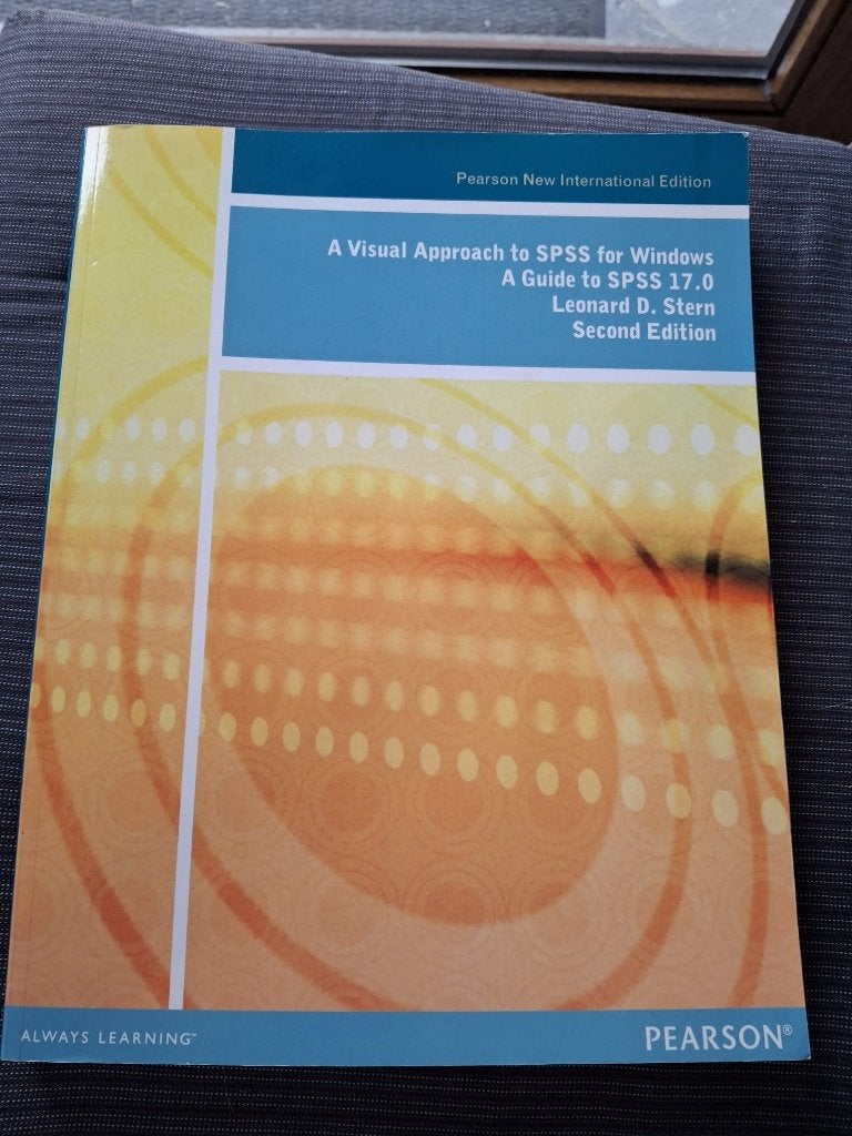 Boek basisprogramma statistiek, Boeken, Ophalen, Leonard D Stern, Software, Zo goed als nieuw