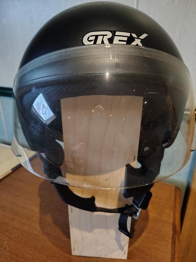 MOTORHELM MET VIZIER, Motoren, Kleding | Motorhelmen, Ophalen, Dames, Jethelm, S