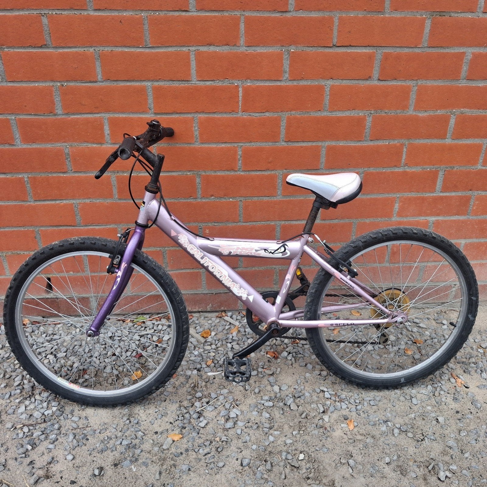 kinder fiets 24 inch , paars, Ophalen