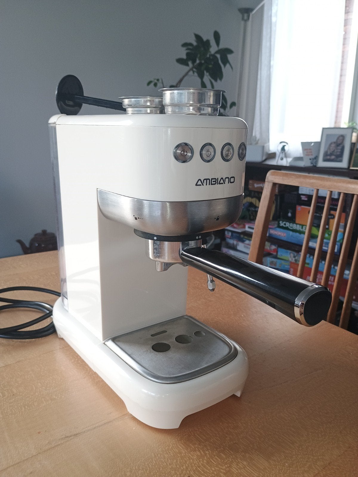 Espressomachine Ambiano met garantie, Elektronische apparatuur, Koffiezetapparaten, Ophalen, Gebruikt, Espresso apparaat, Gemalen koffie