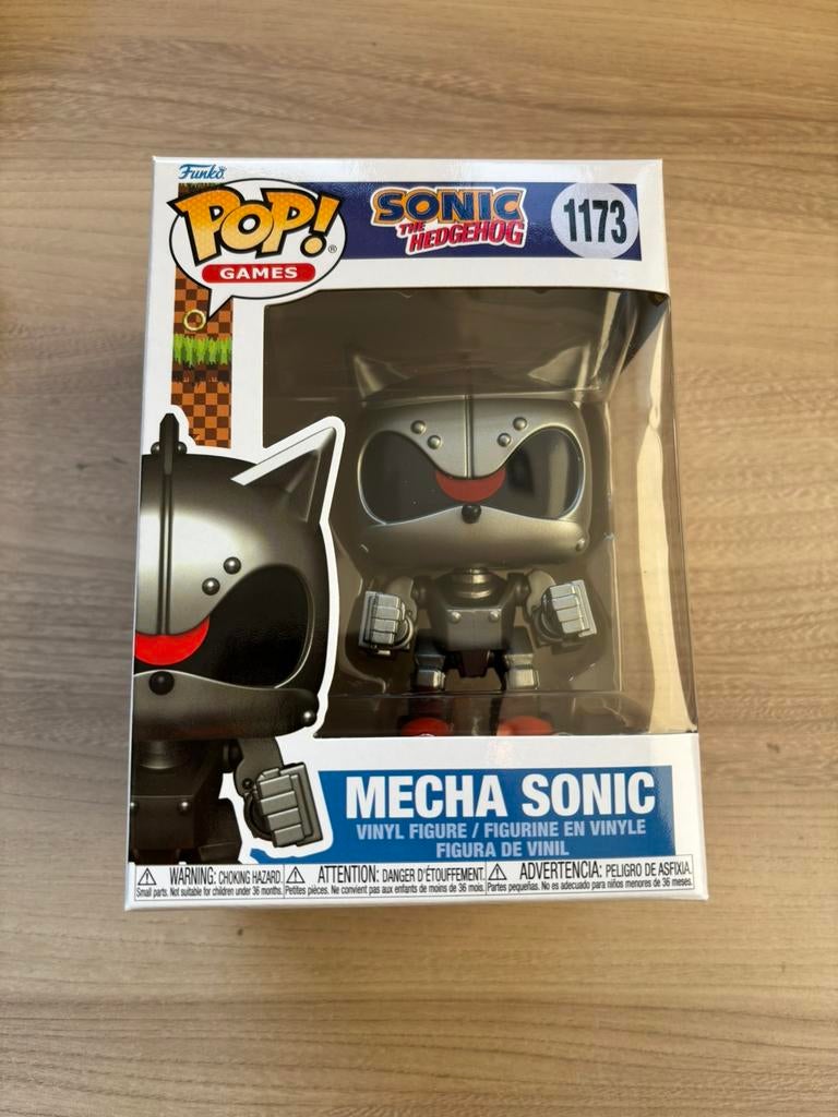 Funko Pop ! Jeux #1173 Mecha Sonic — Sonic the Hedgehog, Enlèvement ou Envoi, Comme neuf