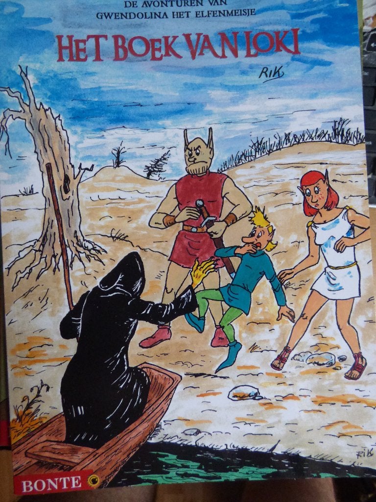 avonturen van gwendolina het elfenmeisje , het boek van loki, Enlèvement ou Envoi