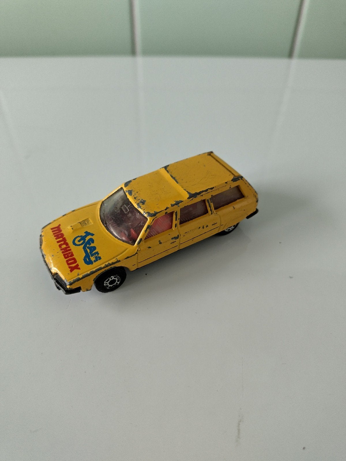 Vintage Matchbox Citroën CX AFHALING LEES BESCHRIJVING, Hobby & Loisirs créatifs, Voitures miniatures | 1:50, Enlèvement, Utilisé
