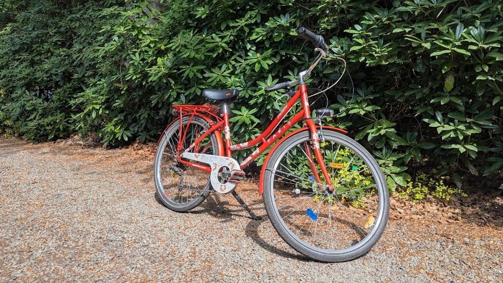 meisjesfiets 26 inch, Velgrem, Versnellingen, Zo goed als nieuw, Shimano