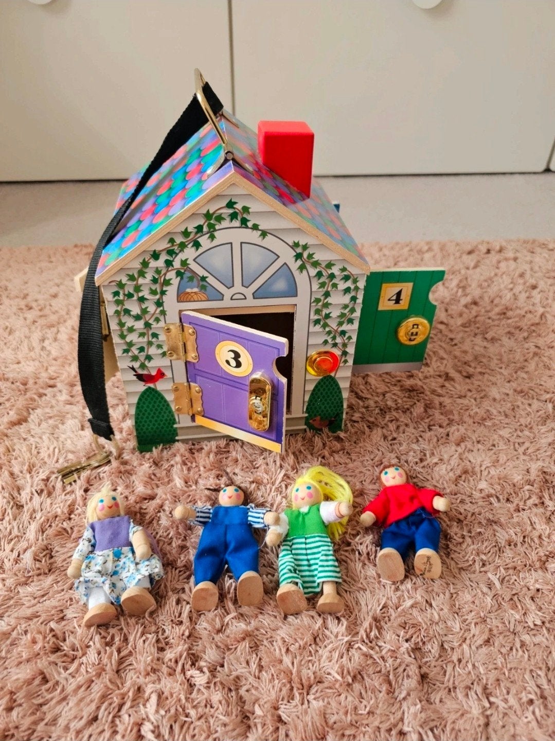 Melissa en Doug House, Ophalen of Verzenden, Gebruikt, Poppenhuis