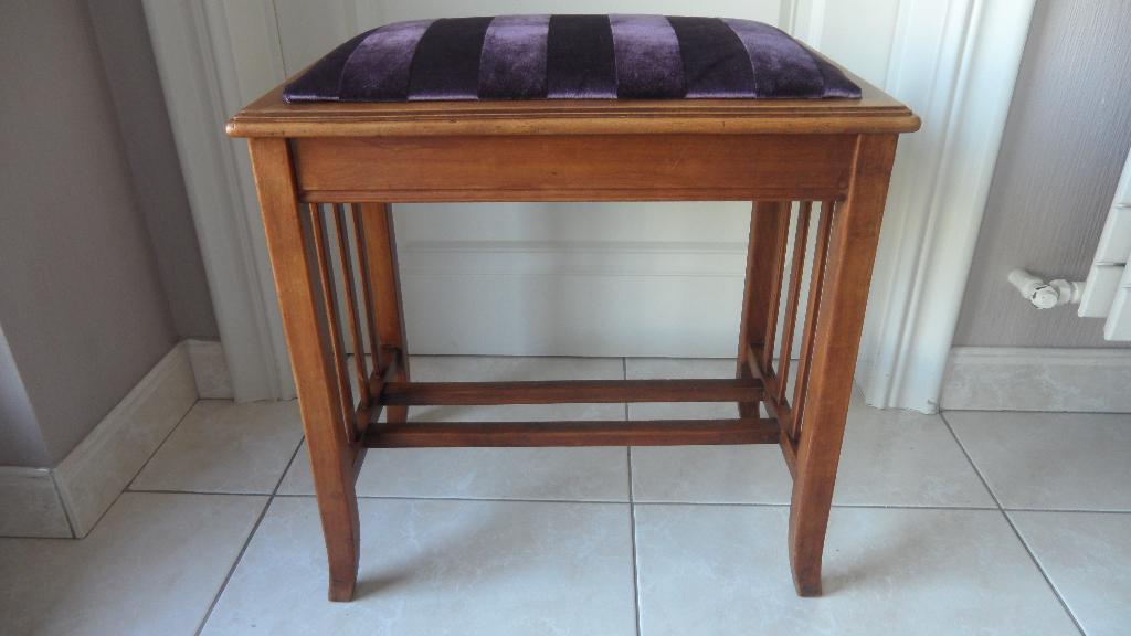 Banquet/Tabouret Art Déco (1930), Antiquités & Art, Enlèvement ou Envoi