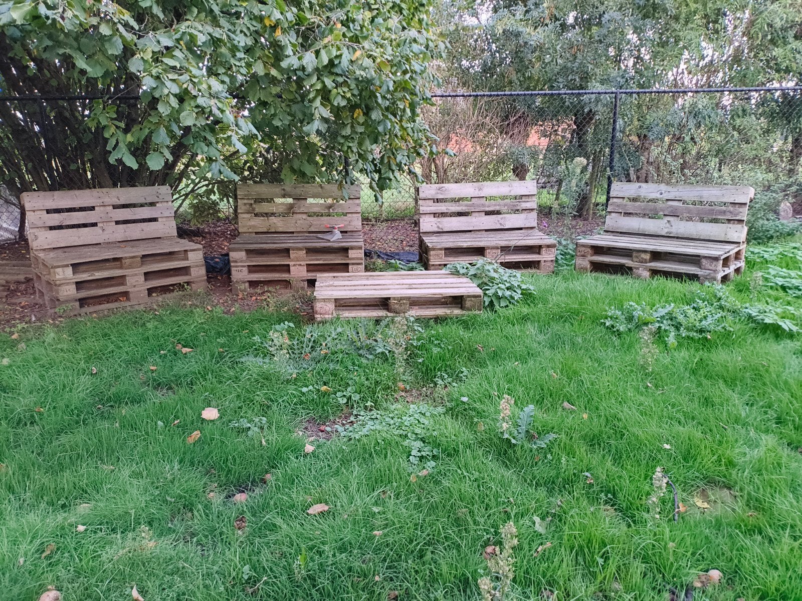 palletten voor lounge of brandhout, Tuin en Terras, Ophalen