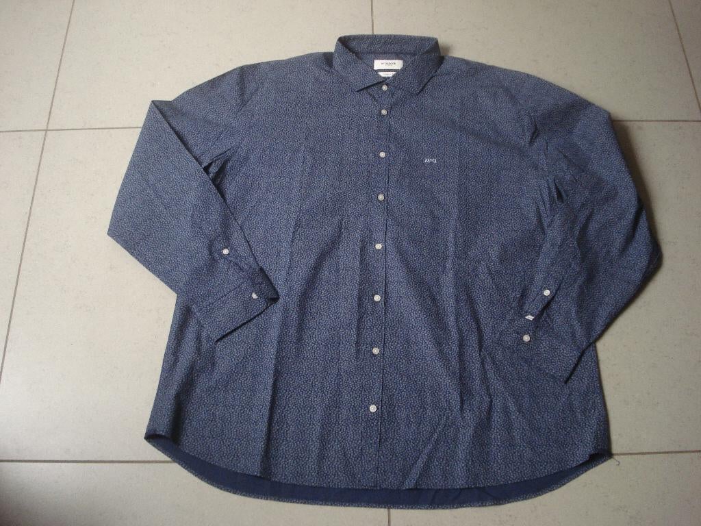 Mc Gregor hemd, heren. mt 3XL, Kleding | Heren, Overhemden, Ophalen of Verzenden, Zo goed als nieuw, Blauw, MC GREGOR