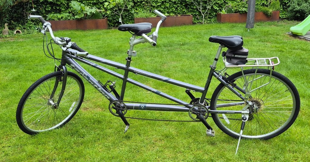 Tandem Viking Tarantino aluminium 3x8v, Fietsen en Brommers, Fietsen | Tandems, Gebruikt, Velgrem, Meer dan 20 versnellingen, 57 tot 61 cm