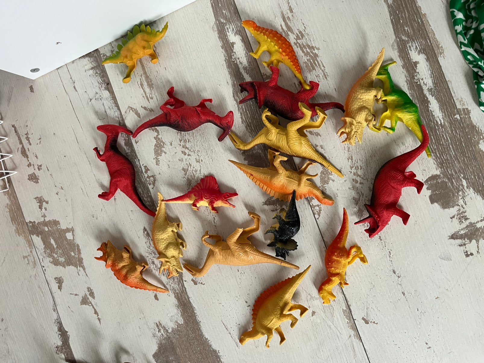 Setje lichtgewicht plastic dino’s, Kinderen en Baby's, Speelgoed | Actiefiguren, Ophalen