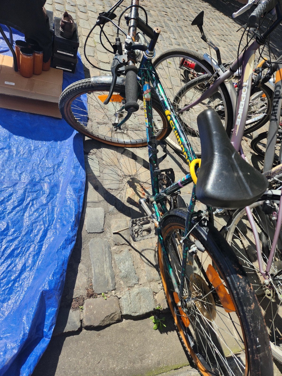 Vélo vert, Enlèvement
