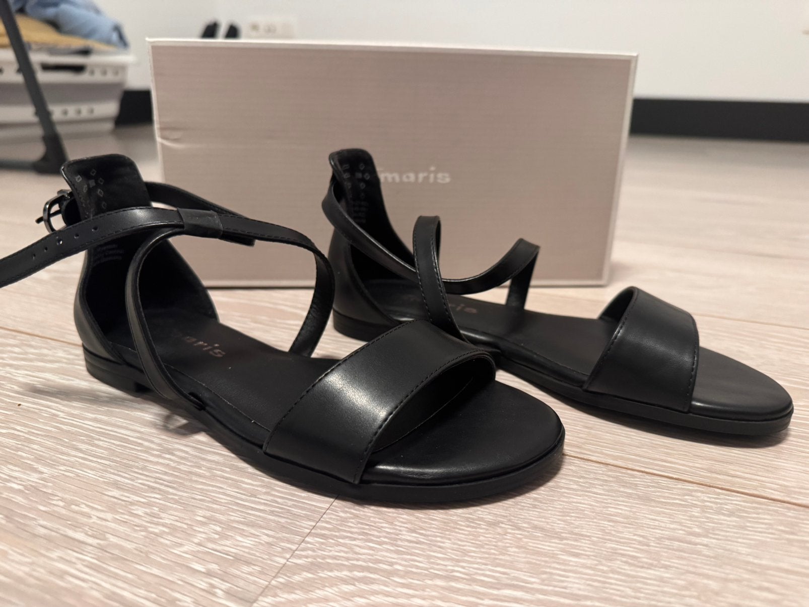 Tamaris sandaaltjes, Kleding | Dames, Schoenen, Zwart, Nieuw, Sandalen of Muiltjes, Ophalen of Verzenden
