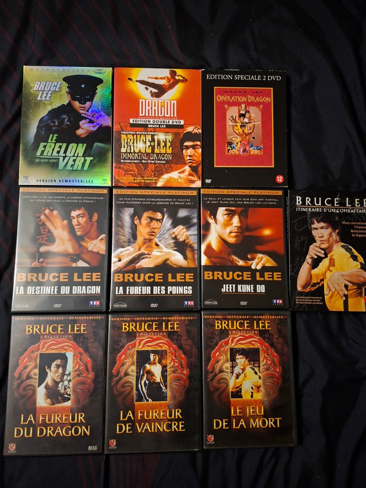 Te koop set van 10 Bruce Lee dvd's, Inclusief doosje, Ophalen of Verzenden, Zo goed als nieuw, Engels