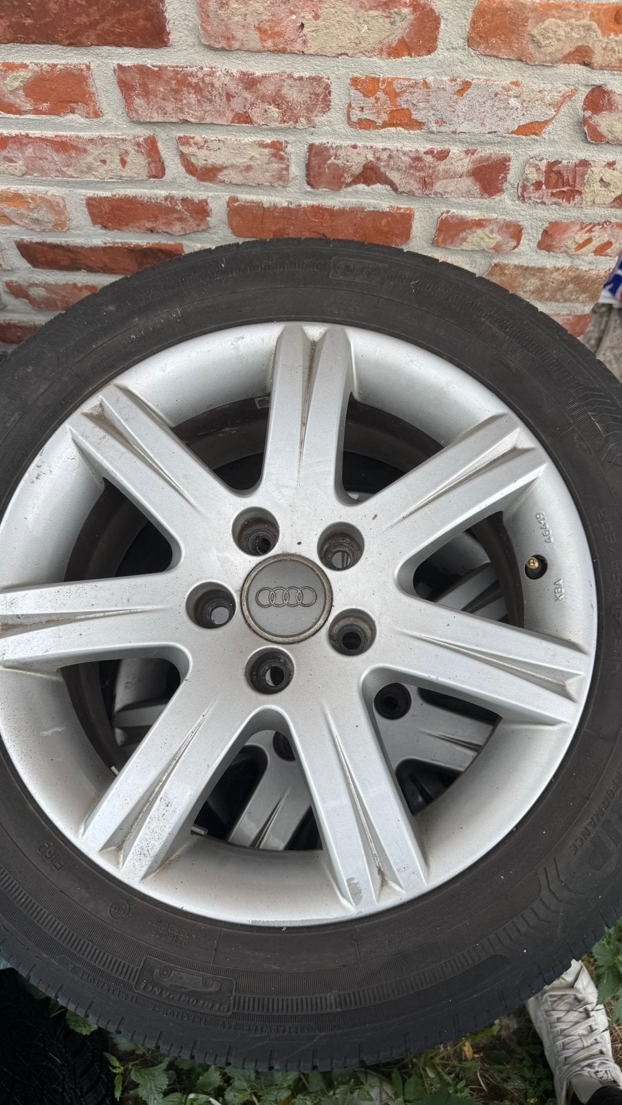 Audi velgen 16 duim met werk aan, Ophalen, Gebruikt, 16 inch, Velg(en)