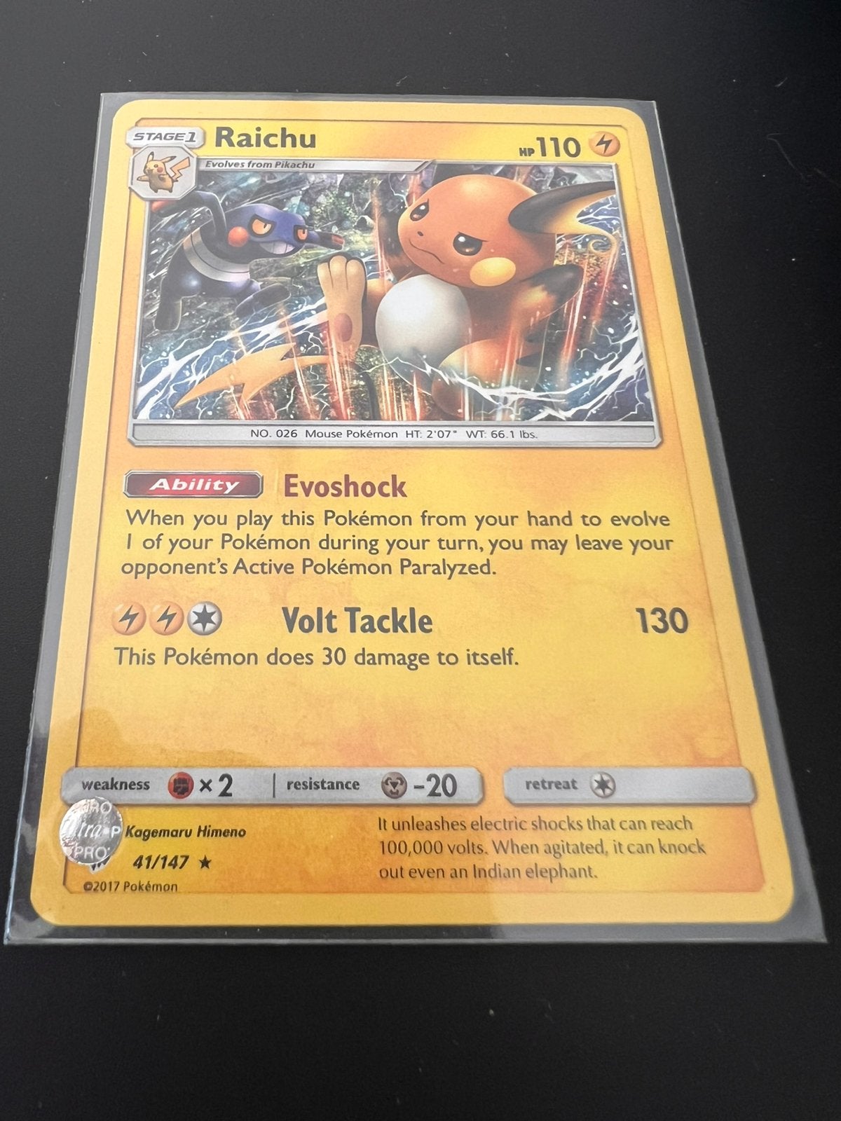 Raichu 41/147, Ophalen of Verzenden, Zo goed als nieuw
