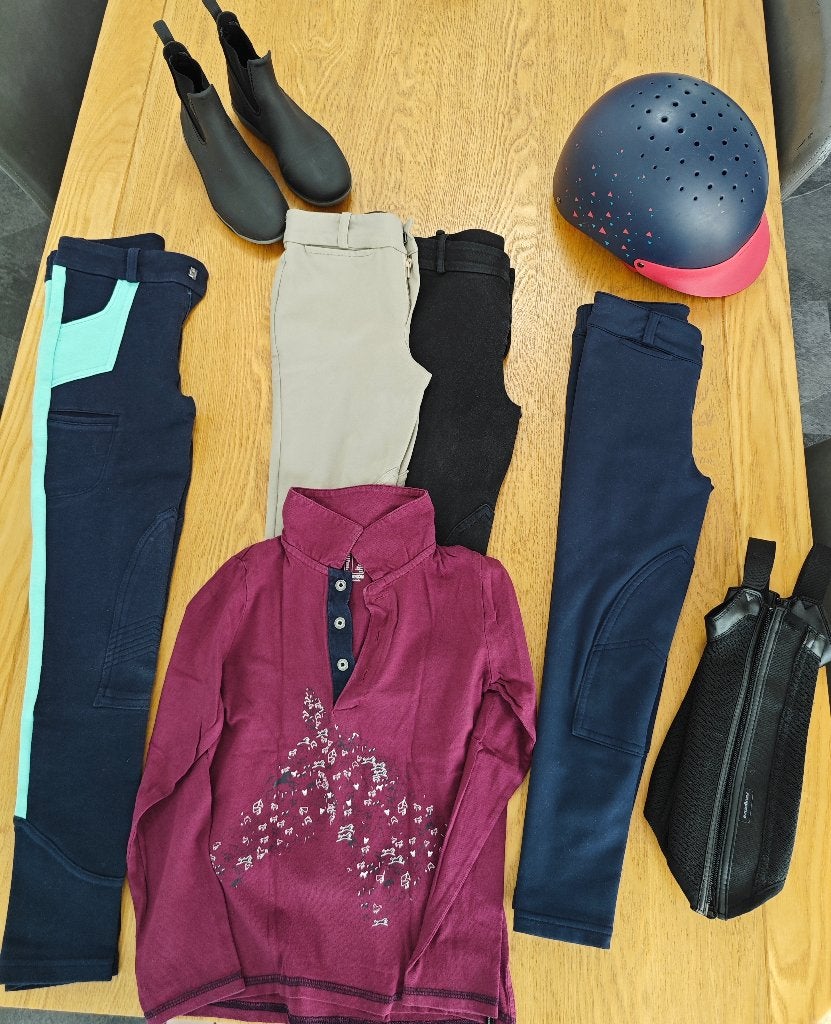 Divers équitation enfant, Dieren en Toebehoren, Paardrijkleding, Zo goed als nieuw, Kinderen, Bovenkleding, Ophalen