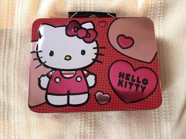 Hello Kitty metalen koffer, Verzenden, Zo goed als nieuw, Koek(jes), Overige merken